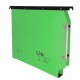 Cartella sospesa Joker - armadio - interasse 33 cm - fondo U - 33 x 28 cm - verde - Bertesi