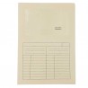 Cartellina a L con finestra Sintex - 120 gr - A4 - avorio - Blasetti - conf. 50 pezzi