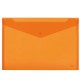 Busta con bottone - 33,5 x 23.5 cm - PP - colori assortiti fluo - Lebez - conf. 3 pezzi