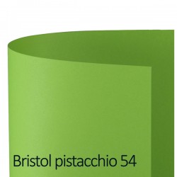 Cartoncino Bristol Color - 70 x 100 cm - 200 gr - pistacchio 54 - Favini - conf. 10 pezzi