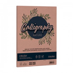 Carta Calligraphy Nature Crush - A4 - 250 gr - mandorla - Favini - conf. 50 fogli