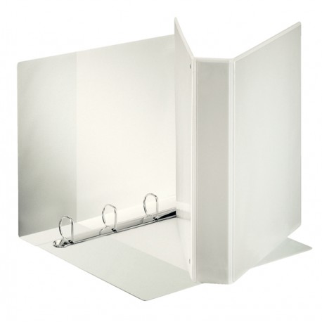 Raccoglitore personalizzabile Display - 22 x 30 cm - 4 anelli a D 40 mm - dorso 5,9 cm - bianco - Esselte