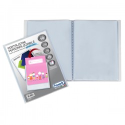 Portalistini personalizzabile Premium - liscio - 22x30 cm - 60 buste - trasparente - Favorit