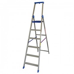 Scala professionale Climb Evolution - 6 gradini - alluminio - Marchetti