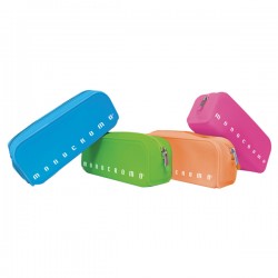 Bustina silicone Soft Touch Monocromo - 80x200x60 mm - colori assortiti fluo - Pigna