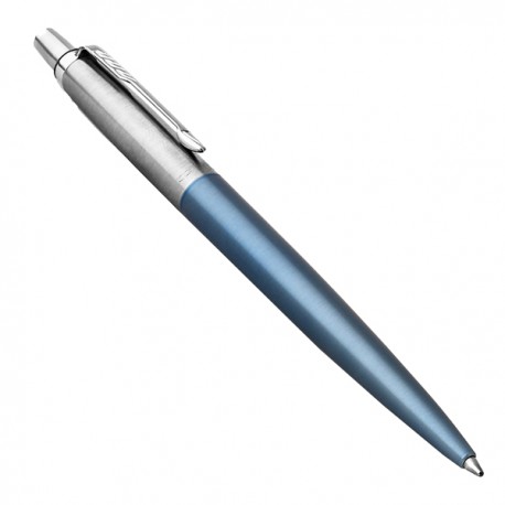 Penna sfera Jotter Core - punta M - fusto blu ghiaccio - Parker