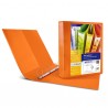 Raccoglitore personalizzabile Myto TI - 22 x 30 cm - 4 anelli a D 30 mm - dorso 4 cm - arancio - Sei Rota