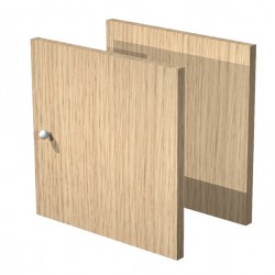 Coppia antine per libreria Rainbow - 32,2x32,1 cm - rovere