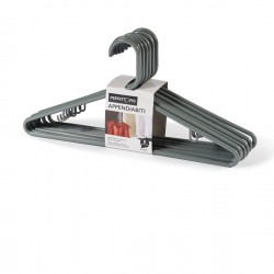 Appendino Zeta - 41,5 x 5 x 21 cm - grigio cenere - Perfetto - conf. 8 pezzi