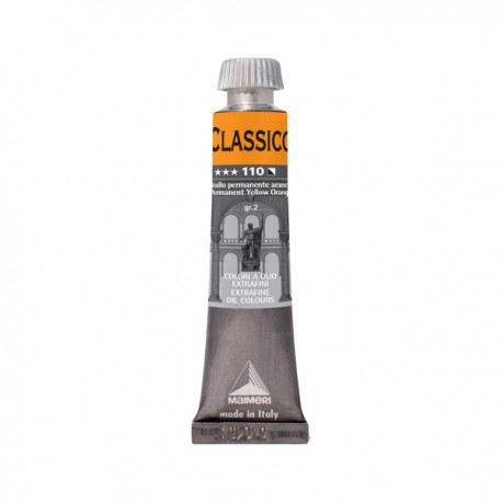 Colore a olio - extrafine - 20 ml - giallo permanente arancio - Maimeri