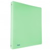 Raccoglitore Pastel - 22 x 30 cm - 4 anelli tondi 15 mm - PP - smeraldo - Favorit
