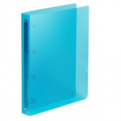 Raccoglitore Lumina - 22 x 30 cm - 4 anelli tondi 30 mm - PP - blu - Favorit