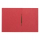 Cartellina semplice con pressino- 265 gr - A4 - cartone pressato - rosso - Pagna