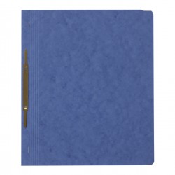 Cartellina semplice con pressino- 265 gr - A4 - cartone pressato - blu - Pagna