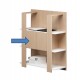 Coppia antine + paretine per libreria Concept - 60x36,8 cm - rovere
