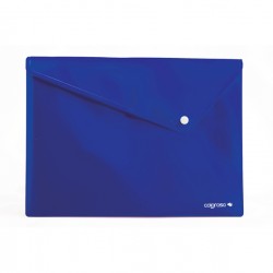 Busta con bottone - 33 x 24,5 cm - PP - colori assortiti - Colorosa - conf. 6 pezzi