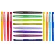 Pennarello Flair Nylon - punta feltro - 1,10mm - colori assortiti Tropical - Papermate - conf. 16 pezzi