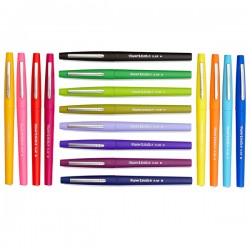 Pennarello Flair Nylon - punta feltro - 1,10mm - colori assortiti Tropical - Papermate - conf. 16 pezzi
