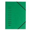 Cartella con elastico angolare - A4 - dorso variabile - cartoncino - verde - Pagna