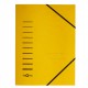 Cartella con elastico angolare - A4 - dorso variabile - cartoncino - giallo - Pagna
