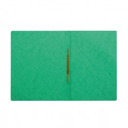 Cartellina semplice con pressino- 265 gr - A4 - cartone pressato - verde - Pagna