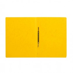Cartellina semplice con pressino- 265 gr - A4 - cartone pressato - giallo - Pagna