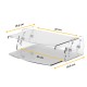 Supporto monitor regolabile Clarity - 35x25,6x7-13cm - Fellowes
