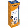 Penna a sfera con cappuccio Cristal Exact - punta 0,7 mm - blu - Bic - scatola 20 pezzi