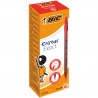 Penna a sfera con cappuccio Cristal Exact - punta 0,7 mm - rosso - Bic - scatola 20 pezzi