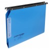 Cartella sospesa Cartesio PP - armadio - PPL - interasse 33 cm - fondo U - 33 x 28 cm - blu - Bertesi