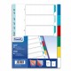 Divisori Neutri a 6 tacche - PP - A4 - colori assortiti - Favorit