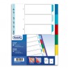 Divisori Neutri a 6 tacche - PP - A4 - colori assortiti - Favorit
