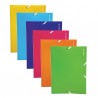 Cartella 3 lembi con elastico angolare - A4 - PP - colori assortiti - Colorosa