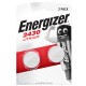 Micropila CR2430 - 3V - a pastiglia - Lithium - Energizer - blister 2 pezzi