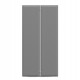 Pannello fonoassorbente Moody - 160 x 40 cm - grigio