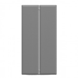 Pannello fonoassorbente Moody - 160 x 40 cm - grigio