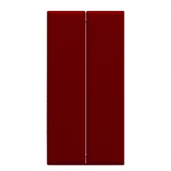Pannello fonoassorbente Moody - 160 x 40 cm - rosso
