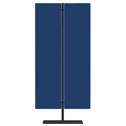 Piantana Moody - a 2 pannelli - H 160 cm - blu