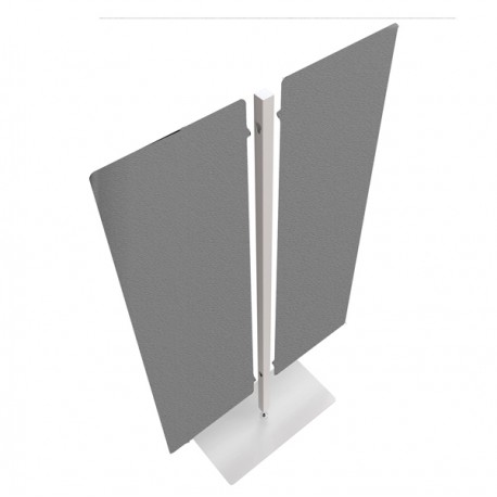 Piantana Moody - a 2 pannelli - H 180 cm - grigio