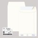 Busta a sacco Kami Strip - 16,2 x 22,9 cm - 100 gr - carta riciclata FSC - bianco - Pigna Envelopes - conf. 500 pezzi