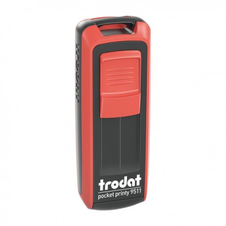 Timbro tascabile Pocket Printy 9512 - personalizzabile - autoinchiostrante - 47x18 mm - 4 righe - Trodat