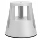 Sgabello Roll a step con ruote - 24 x 45 x 45 cm - grigio chiaro - Caimi