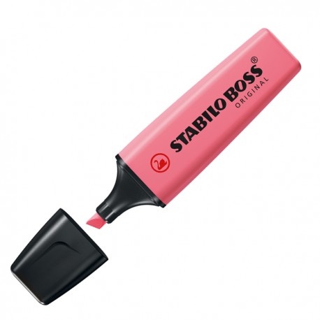 Evidenziatore Stabilo Boss Pastel - tratto 2 - 5 mm - fior di ciliegio 150 - Stabilo
