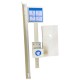 Piantana da terra porta dispenser da 500ml - max Ø 80mm - Metalplus