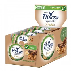 Barretta fitness al cioccolato al latte gusto nocciola - monoporzione da 22,5 gr - Nestlè