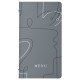 Portamenù linea Linee - 18x31,6 cm - grigio - Stilcasa