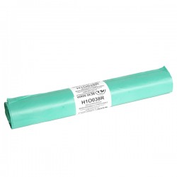 Sacchi bio - 70x100 cm - 110 L - 18 micron - verde - conf. 10 pezzi