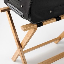 Reggivaligia da hotel - 65 x 36 x 15 cm - bamboo - Leone