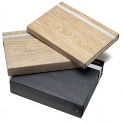 Cartella portaprogetto Wood - 24,5x35 cm - dorso 7 cm - colori assortiti - Colorosa