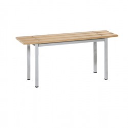 Panca spogliatoio - 3 posti - 100 x 35 x 45 cm - legno - Fasma